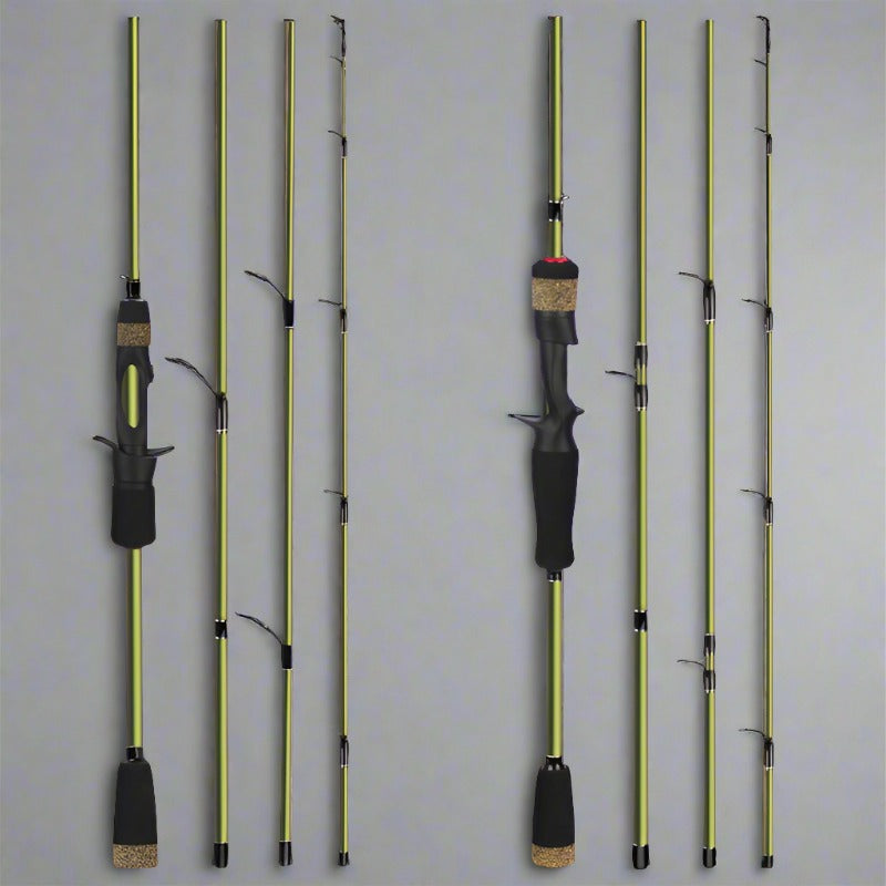 Last Cast Portable Carbon Fishing Rod - 4 Section Sub-Rod 🎣