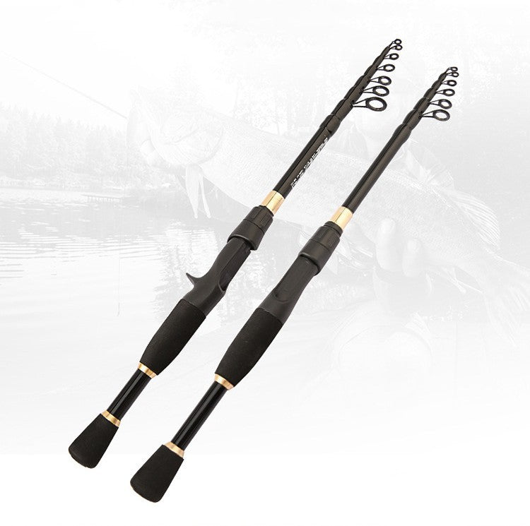 Last Cast Ultra Short Telescopic Carbon Sea Fishing Rod